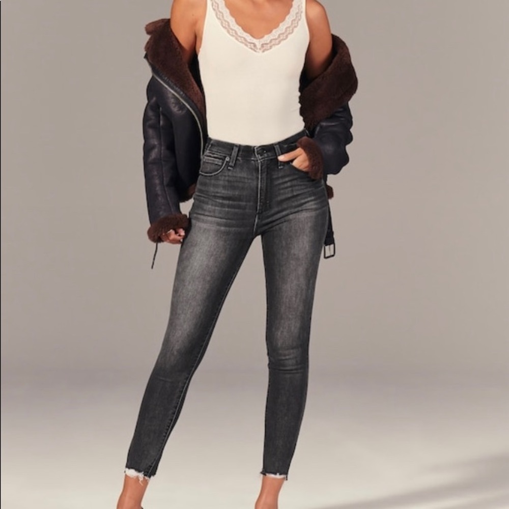 Abercrombie & Fitch high rise super skinny ankle